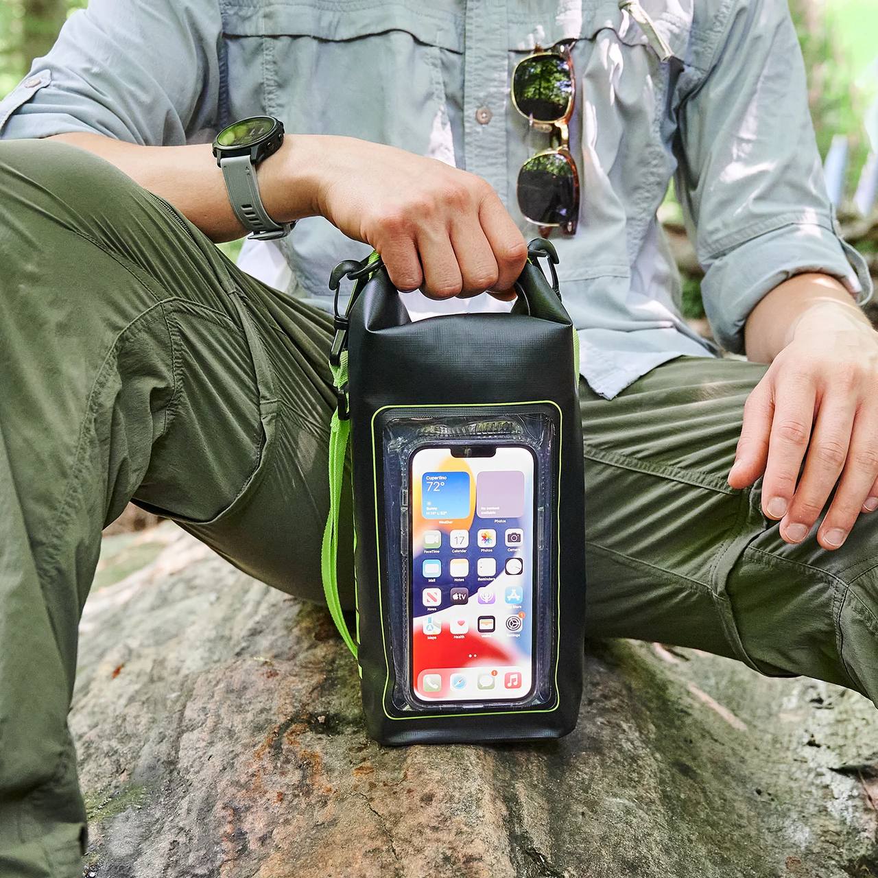 2L/5L Waterproof Dry Bag with Phone Pouch – Perfect for Beach, Rafting & Kayaking