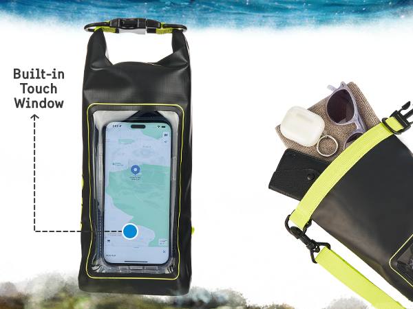 2L/5L Waterproof Dry Bag with Phone Pouch – Perfect for Beach, Rafting & Kayaking