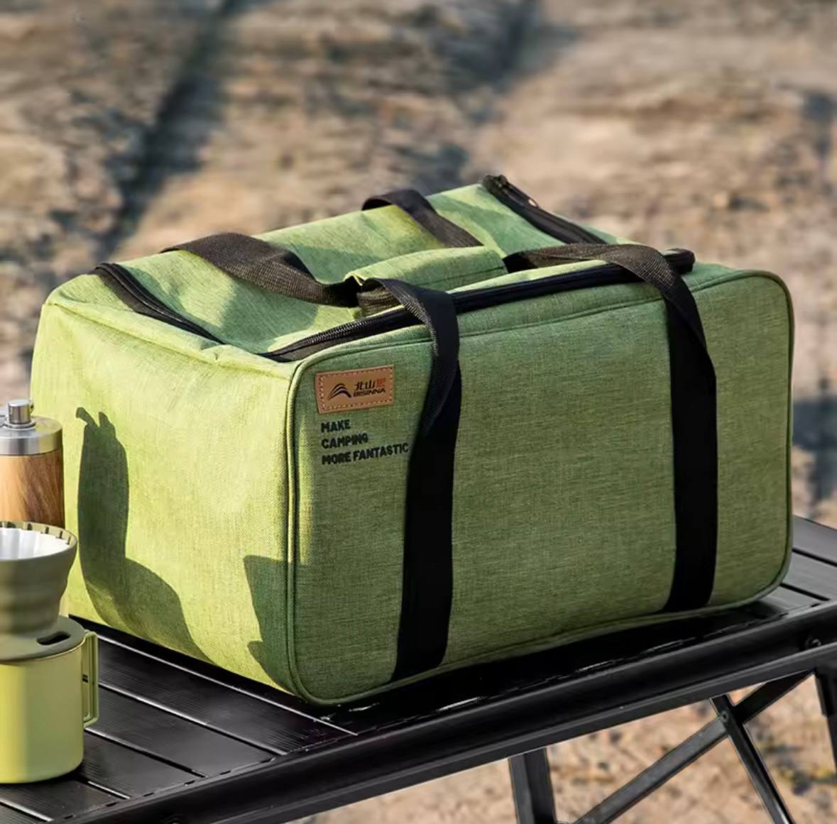Ultimate Camp Kitchen Organizer – Heavy-Duty Tool & Utensil Bag⁠