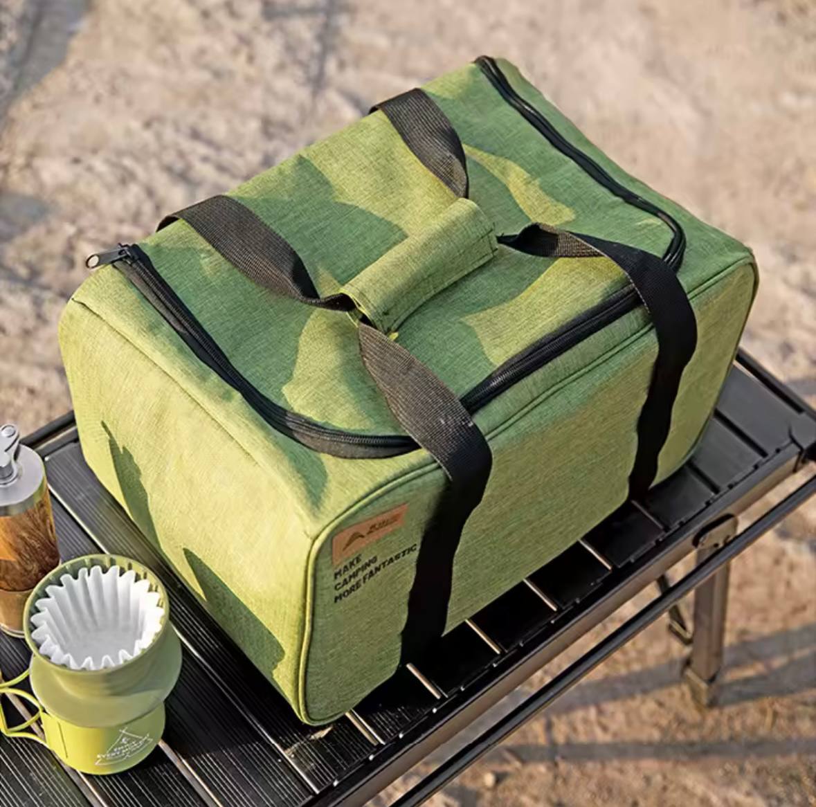 Ultimate Camp Kitchen Organizer – Heavy-Duty Tool & Utensil Bag⁠