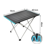 Grab-And-Go Aluminum Folding Table – Lightweight & Rugged Camp Station⁠