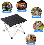 Grab-And-Go Aluminum Folding Table – Lightweight & Rugged Camp Station⁠