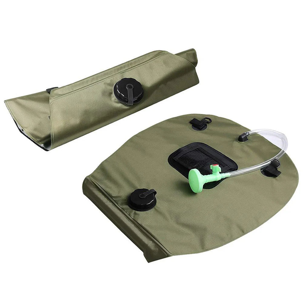 20L Solar Shower Bag – Portable Solar Heated Camping Shower with Hose & Head