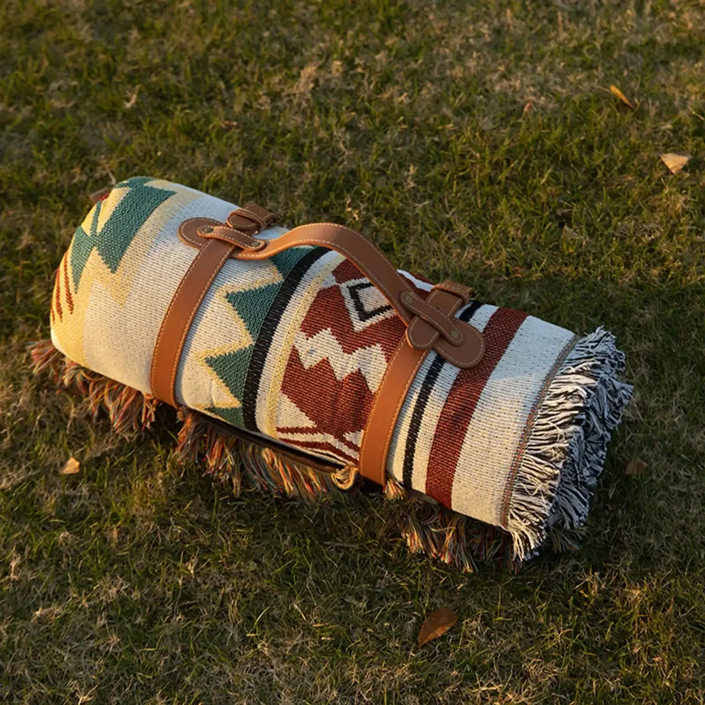 Boho Heritage Picnic Blanket – Waterproof & Sand-Proof Outdoor Mat⁠