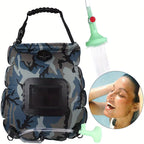 20L Solar Shower Bag – Portable Solar Heated Camping Shower with Hose & Head