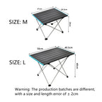 Grab-And-Go Aluminum Folding Table – Lightweight & Rugged Camp Station⁠