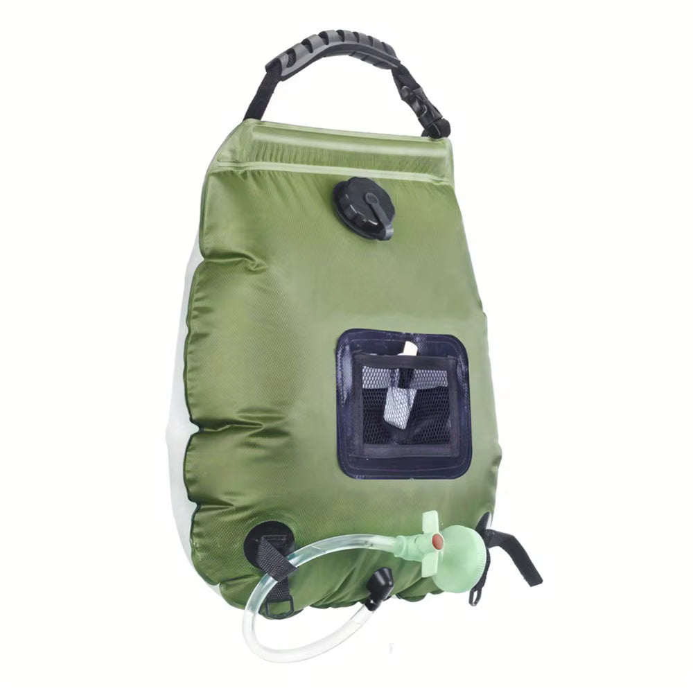 20L Solar Shower Bag – Portable Solar Heated Camping Shower with Hose & Head