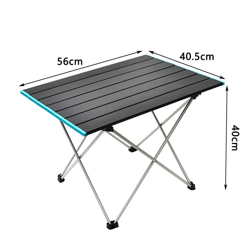 Grab-And-Go Aluminum Folding Table – Lightweight & Rugged Camp Station⁠