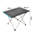 Grab-And-Go Aluminum Folding Table – Lightweight & Rugged Camp Station⁠