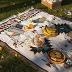 Boho Heritage Picnic Blanket – Waterproof & Sand-Proof Outdoor Mat⁠